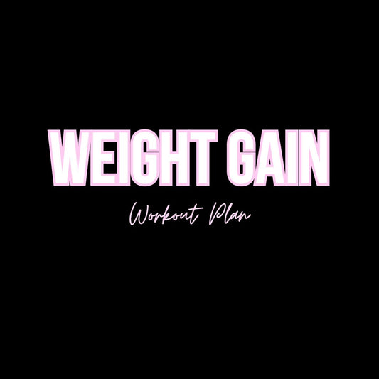 Weight Gain Workout Plan